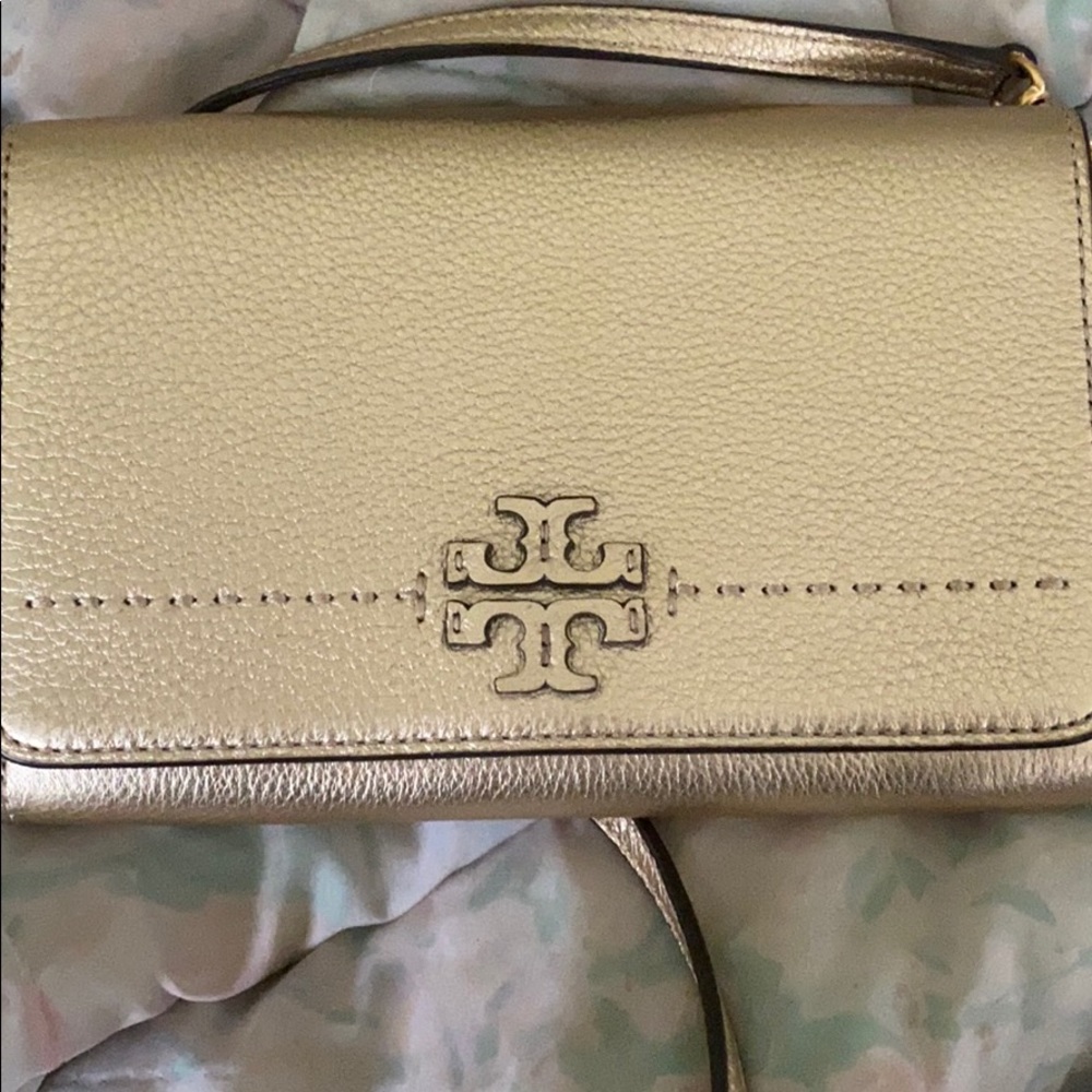 Gold Tory Burch Crossbody